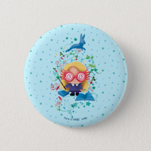 Harry Potter   Luna Lovegood Graphic Button