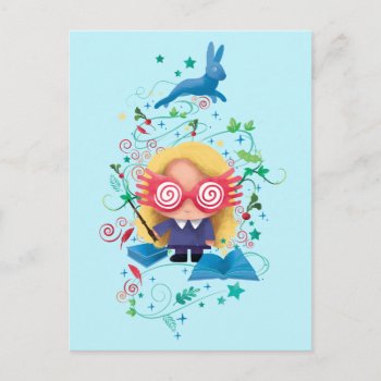 Harry Potter | Luna Lovegood Graphic Postcard by harrypotter at Zazzle