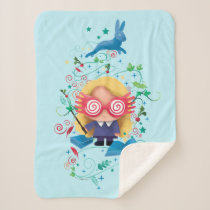 Harry Potter | Luna Lovegood Graphic Sherpa Blanket
