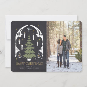 PERSONALISED HARRY POTTER Christmas Card Xmas Special Muggle Daughter Son ZY