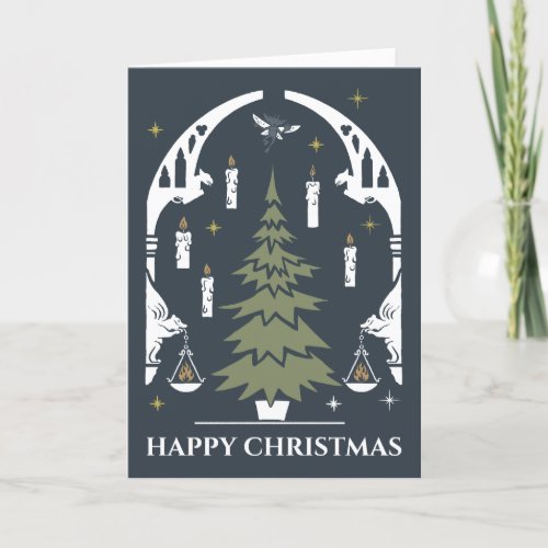 HARRY POTTER Magical Christmas Tree Holiday Card