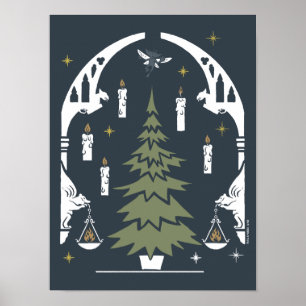 HARRY POTTER™ Magical Christmas Tree Poster