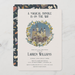 Harry Potter   Magical Hogwarts Castle Baby Shower Invitation