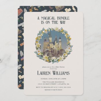 Harry Potter | Magical Hogwarts Castle Baby Shower Invitation by harrypotter at Zazzle