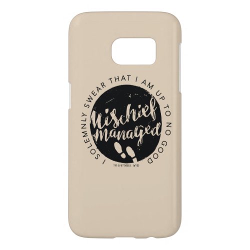 Harry Potter  Marauders Map Charms Typography Samsung Galaxy S7 Case