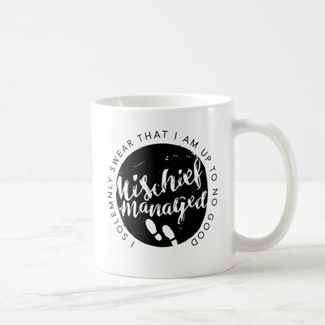 Harry Potter | Marauder's Map Charms Typography Coffee Mug (Right)