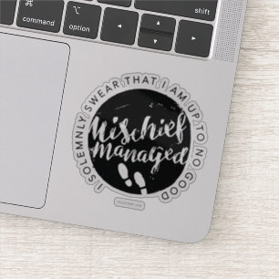 Harry Potter   Marauder's Map Charms Typography Sticker