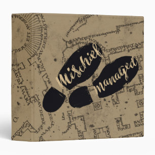Harry Potter MISCHIEF MANAGED™ Map Footprints 3 Ring Binder