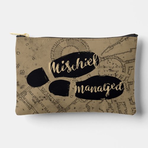 Harry Potter  MISCHIEF MANAGED Map Footprints Accessory Pouch