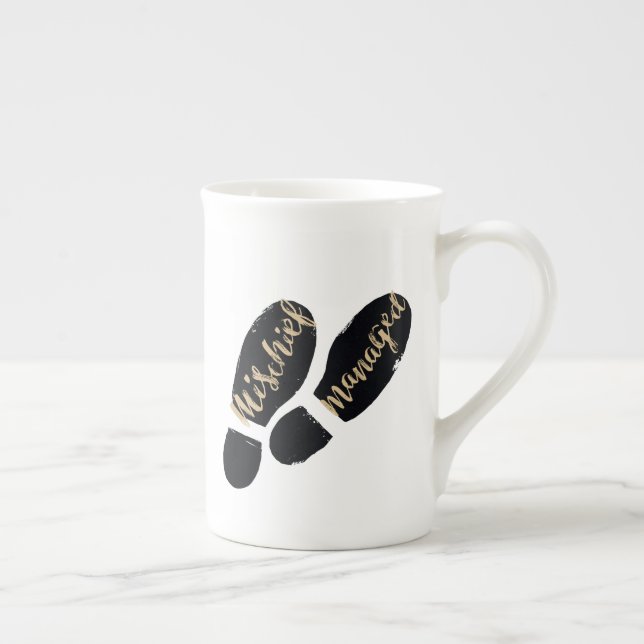 Harry Potter | MISCHIEF MANAGED™ Map Footprints Bone China Mug (Right)