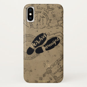 Harry Potter MISCHIEF MANAGED™ Map Footprints iPhone X Case
