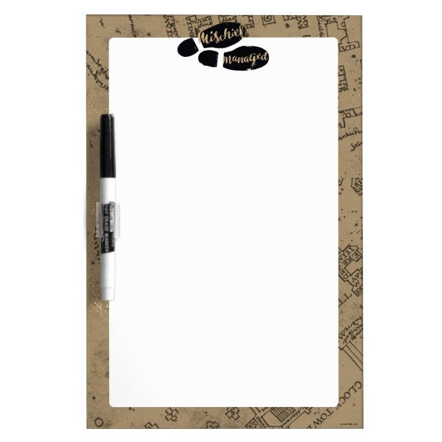Harry Potter | MISCHIEF MANAGED™ Map Footprints Dry Erase Board (Front)