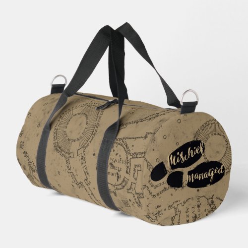 Harry Potter  MISCHIEF MANAGED Map Footprints Duffle Bag