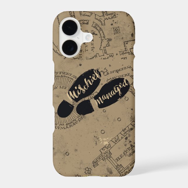 Harry Potter | MISCHIEF MANAGED™ Map Footprints Iphone Case (Back)