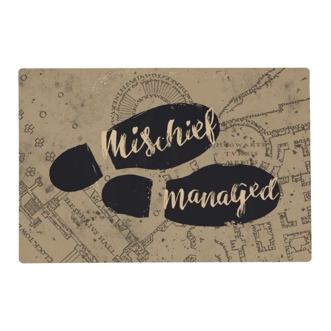 Harry Potter | MISCHIEF MANAGED™ Map Footprints Placemat (Front)