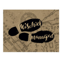 Harry Potter | MISCHIEF MANAGED™ Map Footprints Postcard