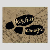 Harry Potter | MISCHIEF MANAGED™ Map Footprints Poster