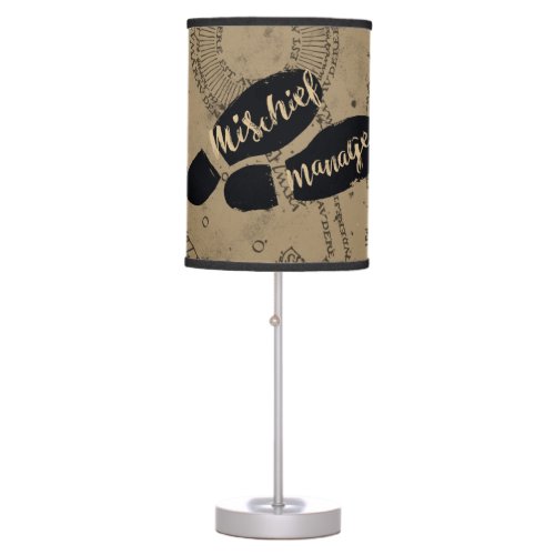Harry Potter  MISCHIEF MANAGED Map Footprints Table Lamp