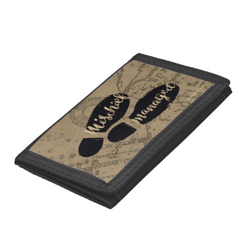 Harry Potter  MISCHIEF MANAGED Map Footprints Trifold Wallet