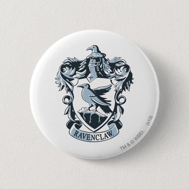 Harry Potter | Modern Ravenclaw Crest Button (Front)