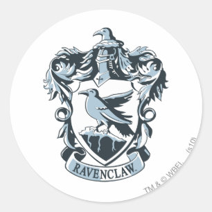 Harry Potter Modern Ravenclaw Crest Classic Round Sticker