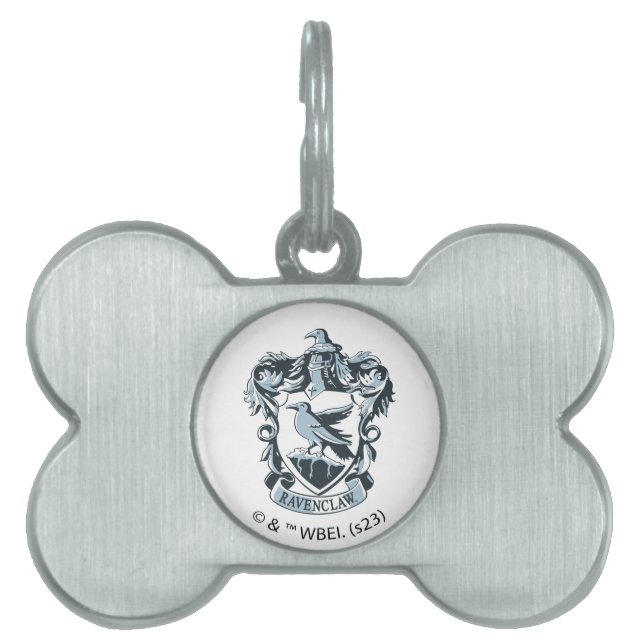 Harry Potter | Modern Ravenclaw Crest Pet ID Tag (Front)