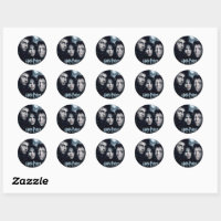 Harry Potter Movie Poster Classic Round Sticker, Zazzle