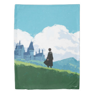 HARRY POTTER™ Overlooking HOGWARTS™ Castle Duvet Cover