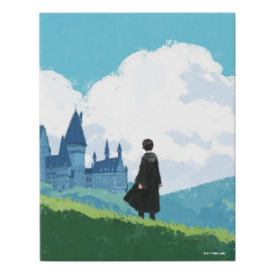 HARRY POTTER™ Overlooking HOGWARTS™ Castle Faux Canvas Print