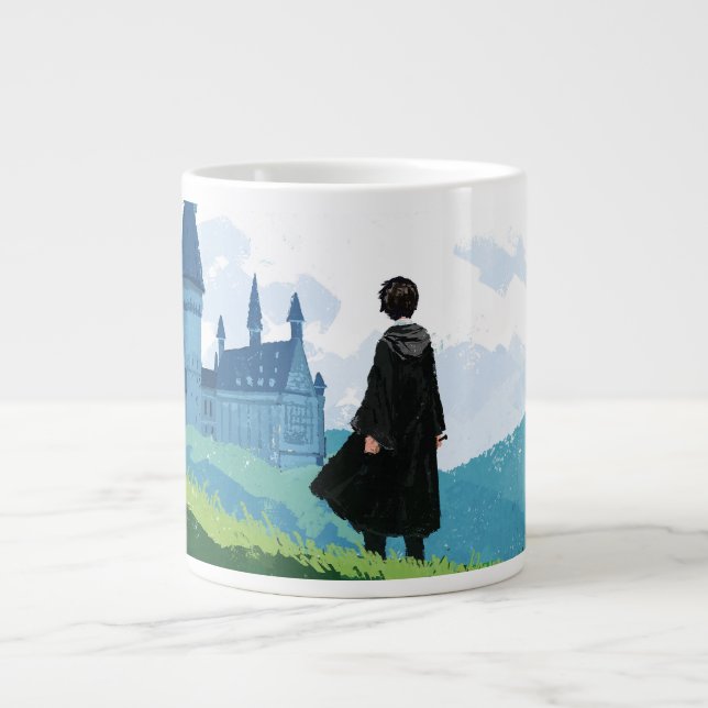 HARRY POTTER™ Overlooking HOGWARTS™ Castle Giant Coffee Mug (Front)
