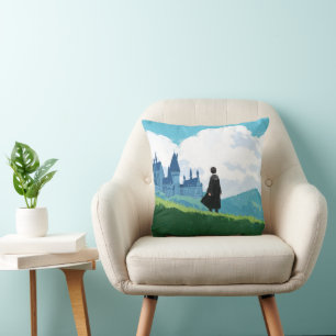 HARRY POTTER™ Overlooking HOGWARTS™ Castle Throw Pillow