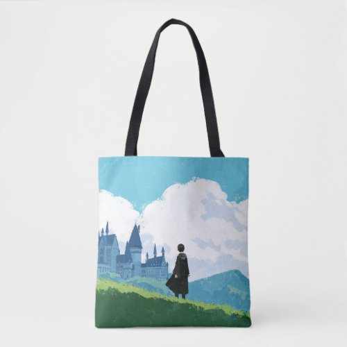 HARRY POTTER Overlooking HOGWARTS Castle Tote Bag