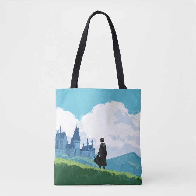 HARRY POTTER™ Overlooking HOGWARTS™ Castle Tote Bag (Front)