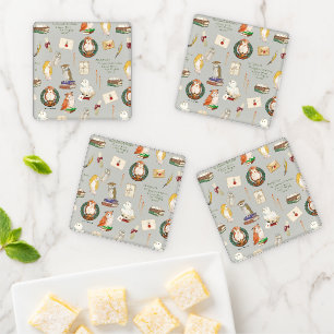 HARRY POTTER™   Owl Letter Pattern Coaster Set