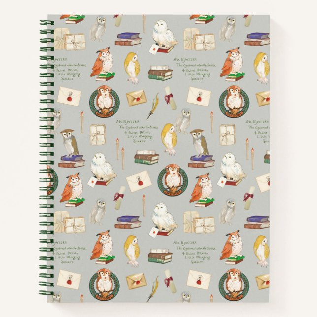 HARRY POTTER™ | Owl Letter Pattern Notebook (Front)