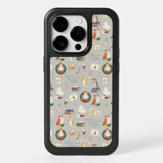 HARRY POTTER™ | Owl Letter Pattern Otterbox iPhone Case (Back)