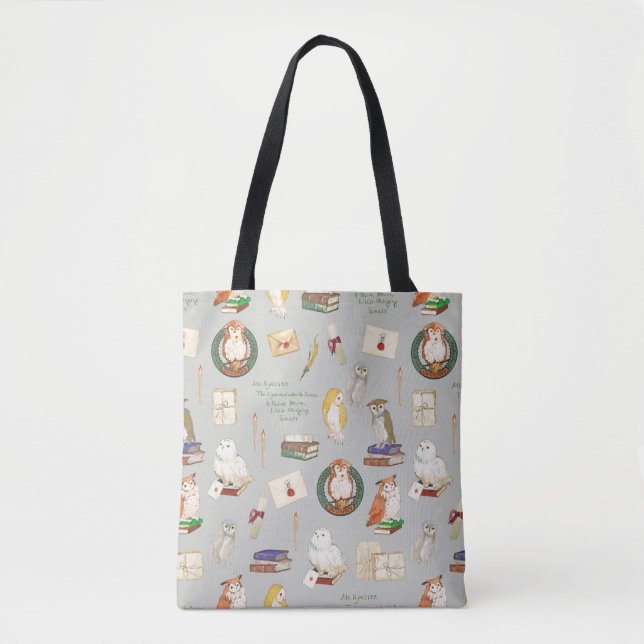 HARRY POTTER™ | Owl Letter Pattern Tote Bag (Front)