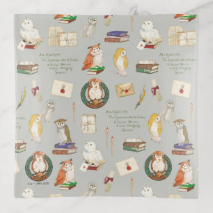 HARRY POTTER™ Owl Letter Pattern Trinket Tray