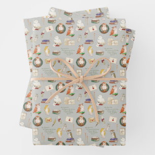 HARRY POTTER™   Owl Letter Pattern Wrapping Paper Sheets