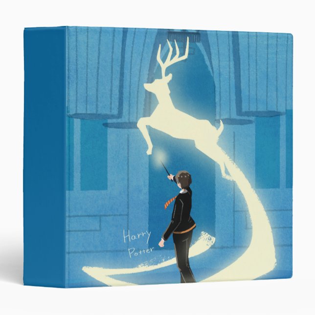 HARRY POTTER™ Patronus Painting 3 Ring Binder (Front/Spine)