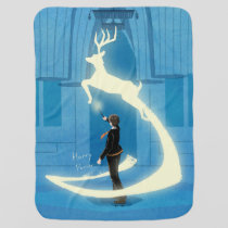 HARRY POTTER™ Patronus Painting Baby Blanket
