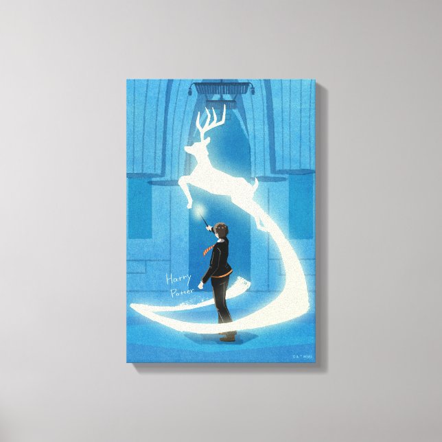 HARRY POTTER™ Patronus Painting Canvas Print (Front)
