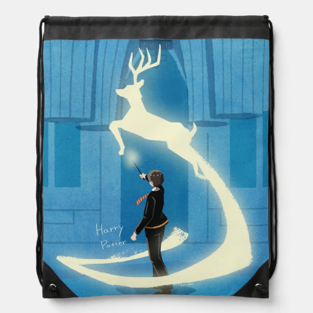 HARRY POTTER™ Patronus Painting Drawstring Bag (Front)