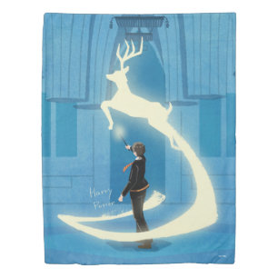 HARRY POTTER™ Patronus Painting Duvet Cover