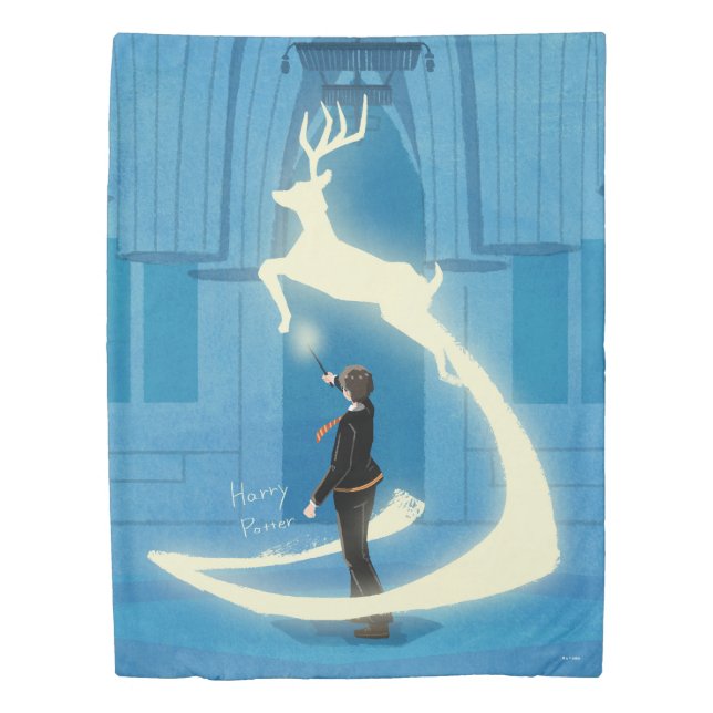 HARRY POTTER™ Patronus Painting Duvet Cover (Front)