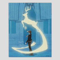 HARRY POTTER™ Patronus Painting Faux Canvas Print