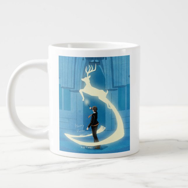 HARRY POTTER™ Patronus Painting Giant Coffee Mug (Left)