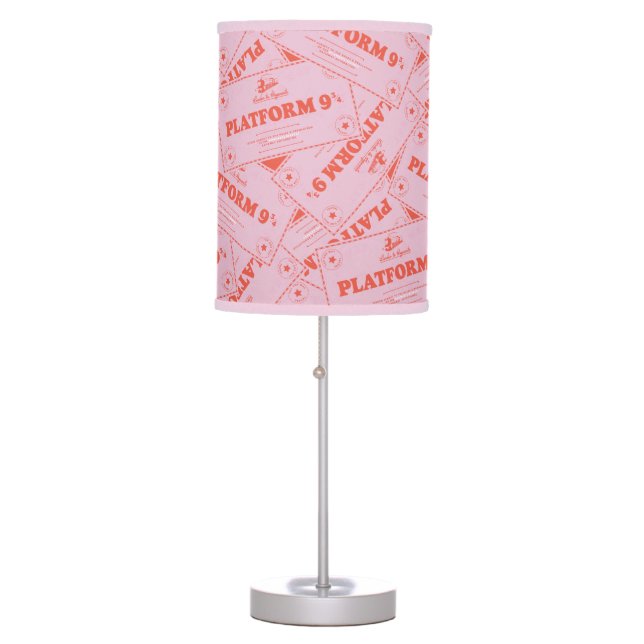HARRY POTTER™ | Platforn 9 3/4 Train Tickets Table Lamp (Front)