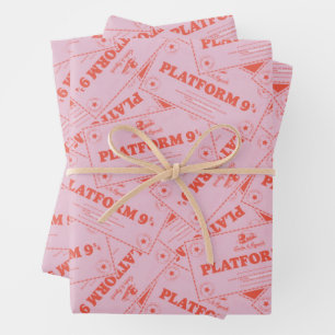 HARRY POTTER™   Platforn 9 3/4 Train Tickets Wrapping Paper Sheets