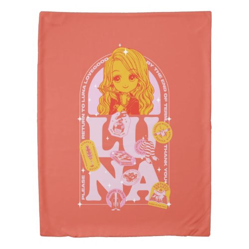 HARRY POTTER  Please Return to Luna Lovegood Duvet Cover